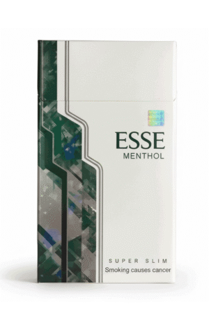 ESSE Menthol Super Slim 5mg - Premium Korean Slim Cigarettes (1 Carton)